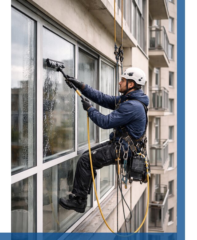 Мойка балконного остекления в Людинове от 3562 р. | ВЫСОТНИК-Люд