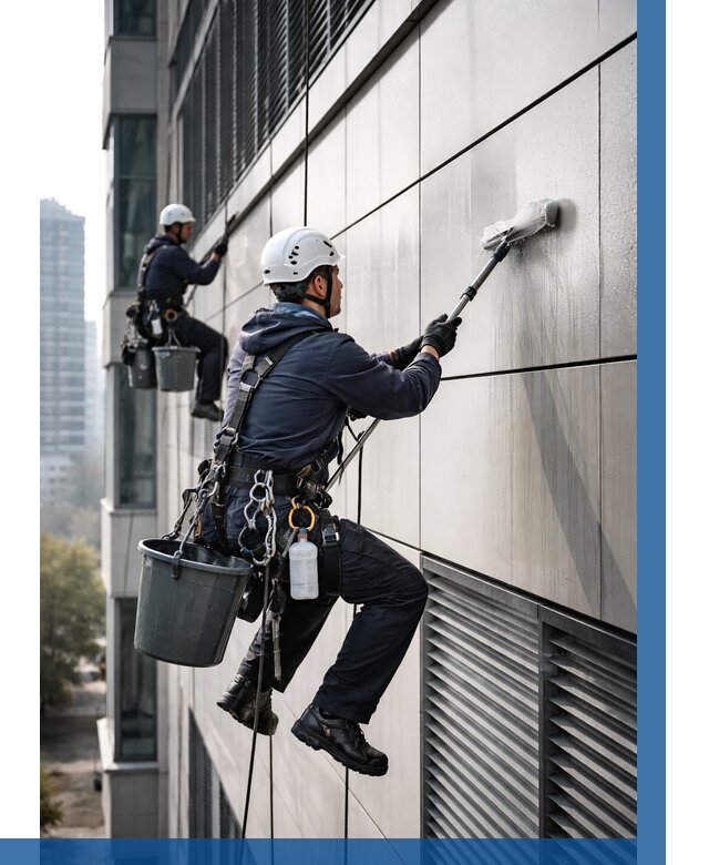 Мойка вентилируемого фасада в Людинове от 254 р. | ВЫСОТНИК-Люд