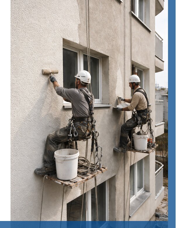 Нанесение короеда на фасад в Людинове от 458 р. | ВЫСОТНИК-Люд