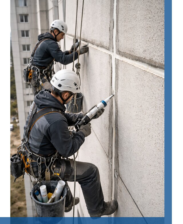 Герметизация межпанельных швов в Людинове от 712 р. | ВЫСОТНИК-Люд