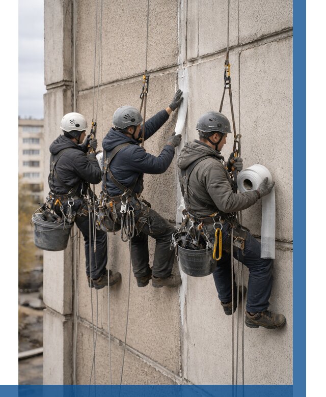 Ремонт межпанельных швов в Людинове от 763 р. | ВЫСОТНИК-Люд