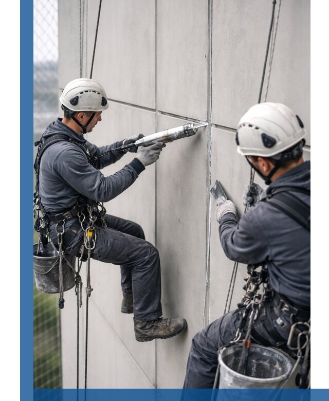 Первичная герметизация швов фасадов и кровель в Людинове