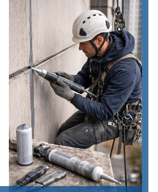 Вторичная герметизация швов в Людинове от 458 р. | ВЫСОТНИК-Люд