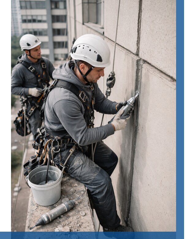 Ремонт деформационных швов здания в Людинове от 1018 р. | ВЫСОТНИК-Люд