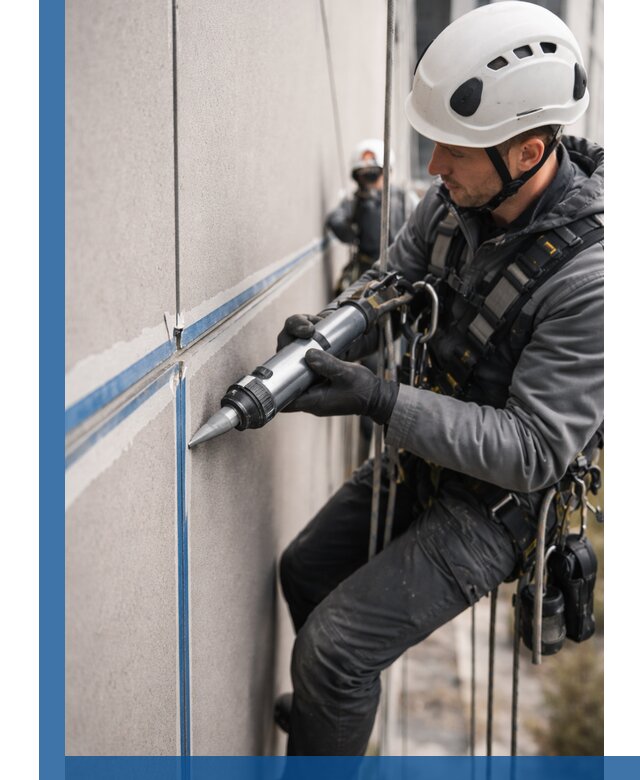 Герметизация стыков фасадных панелей в Людинове качественно и быстро