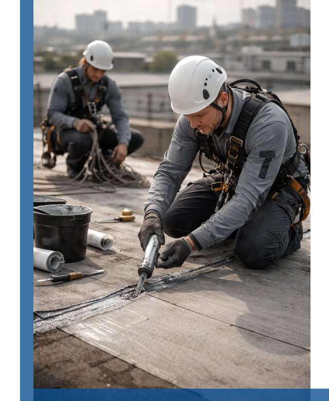 Аварийное и капитальное устранение протечек кровли в Людинове