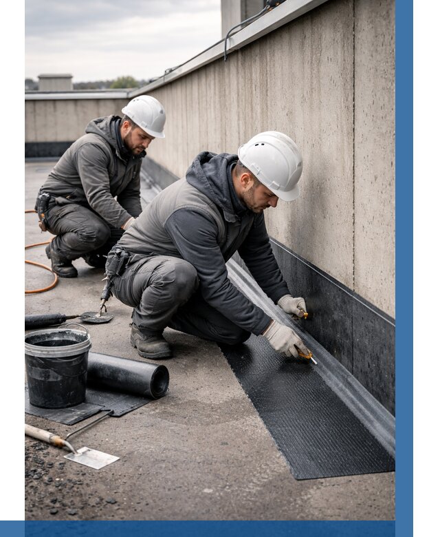 Гидроизоляция примыканий на кровле в Людинове от 916 р. | ВЫСОТНИК-Люд