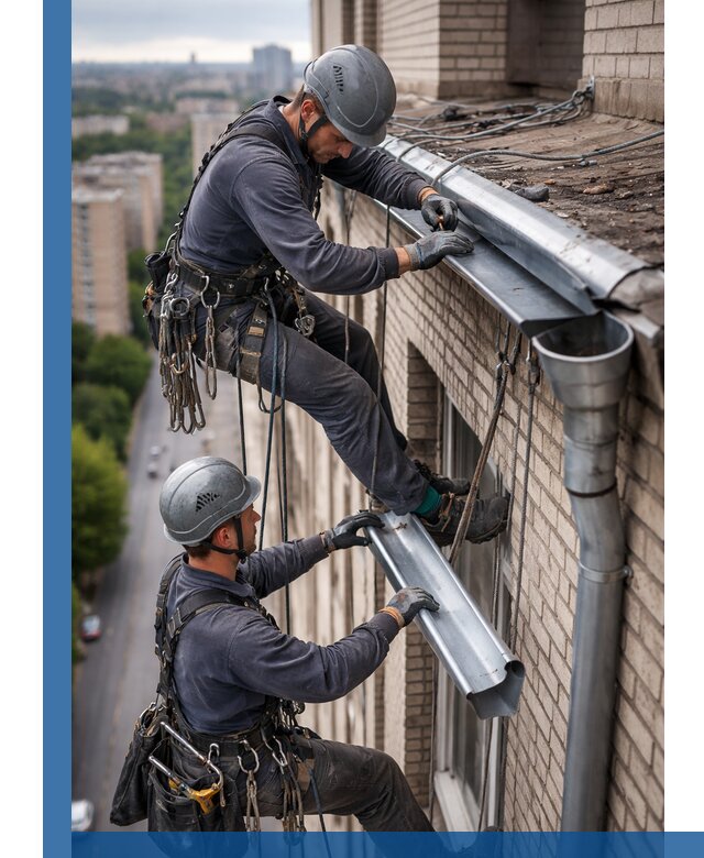 Ремонт водосточных желобов в Людинове, быстро и качественно
