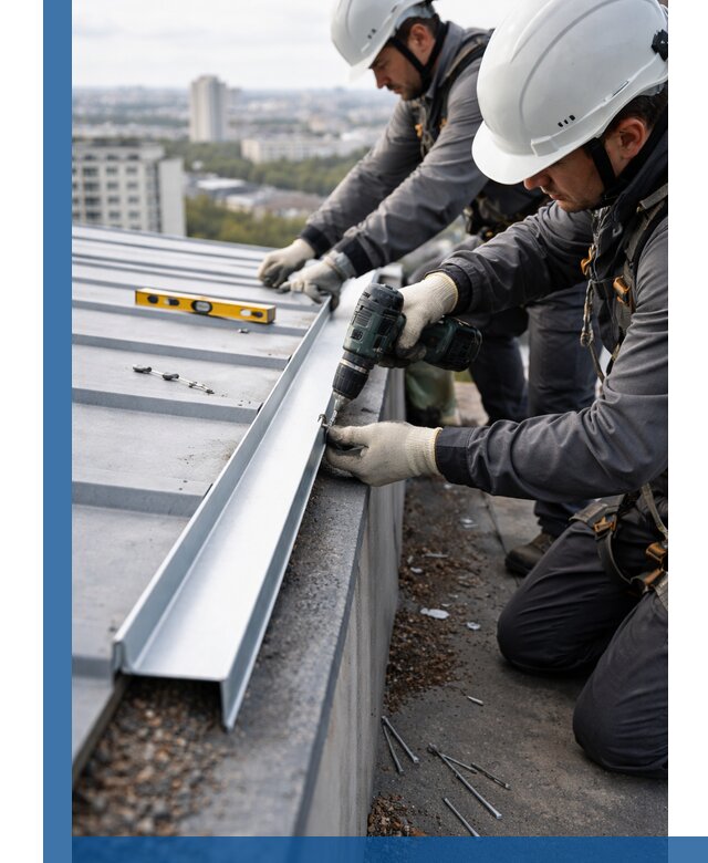 Монтаж капельника на кровле в Людинове с гарантией качества