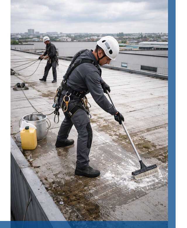 Очистка крыши по графику в Людинове от 7634 р. | ВЫСОТНИК-Люд