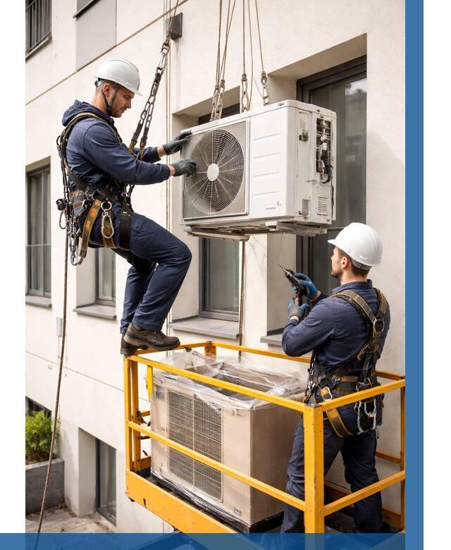 Демонтаж внешнего блока кондиционера в Людинове от 3562 р. | ВЫСОТНИК-Люд