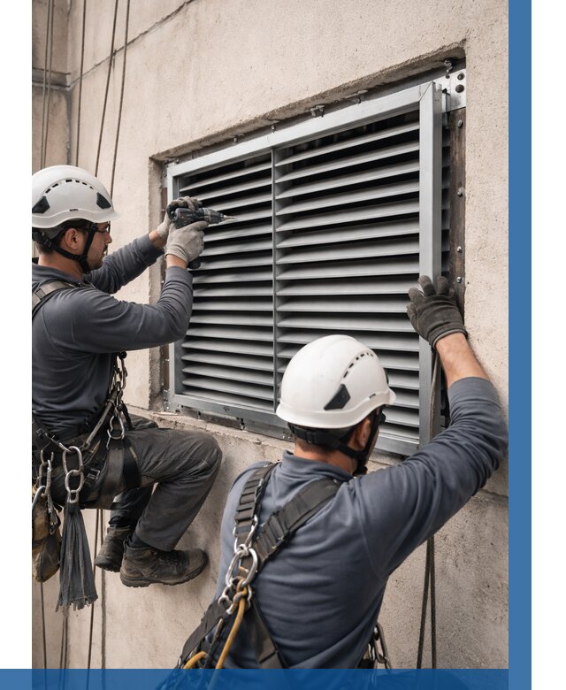 Монтаж вентиляционных решеток в Людинове от 4580 р. | ВЫСОТНИК-Люд