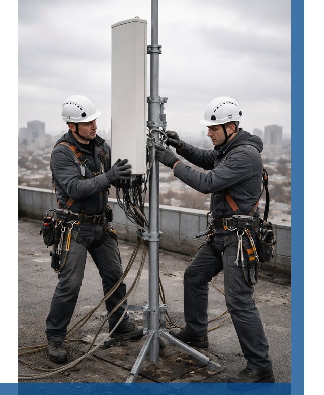 Монтаж антенн связи на крыше в Людинове от 8651 р. | ВЫСОТНИК-Люд