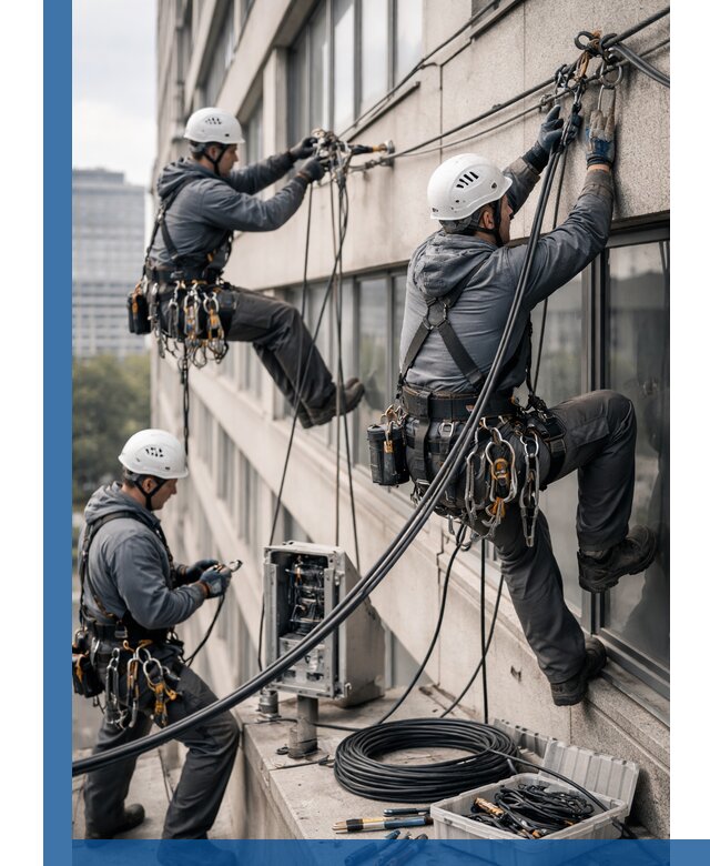 Прокладка оптоволоконного кабеля в Людинове под ключ с тестированием