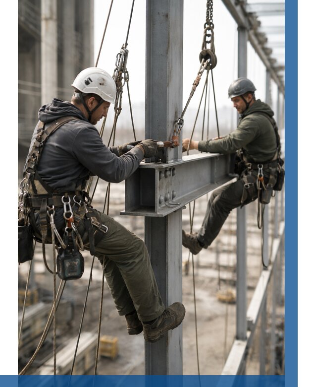 Монтаж металлоконструкций на высоте в Людинове от 3562 р. | ВЫСОТНИК-Люд