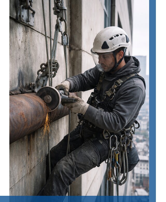 Резка металла на высоте в Людинове по цене от 4580 р. | ВЫСОТНИК-Люд