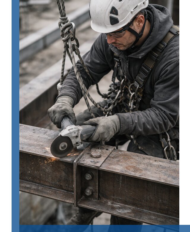 Резка металла на высоте в Людинове для зданий и конструкций