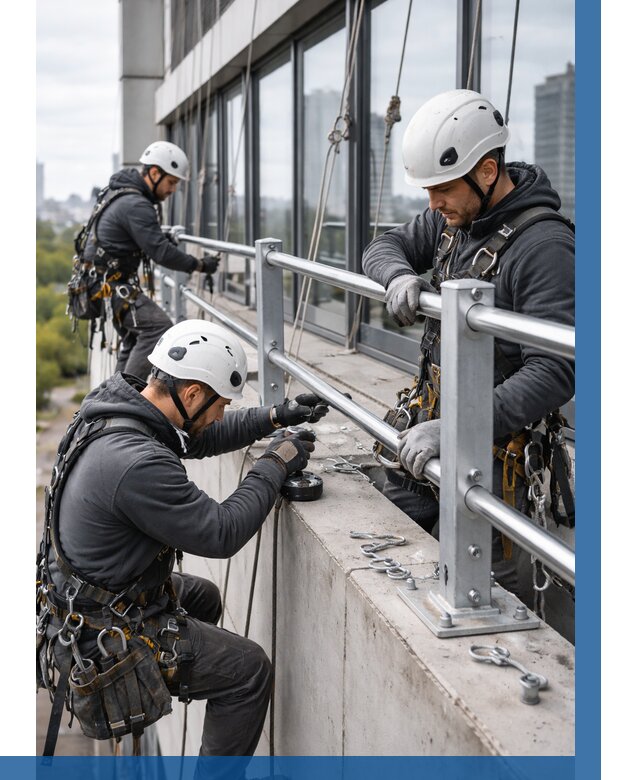 Монтаж ограждений на высоте в Людинове, от 1221 р. | ВЫСОТНИК-Люд