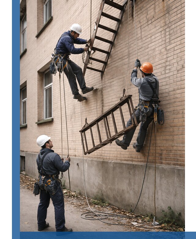 Демонтаж пожарной лестницы в Людинове быстро и безопасно