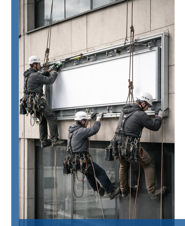 Профессиональный монтаж светового короба под ключ в Людинове