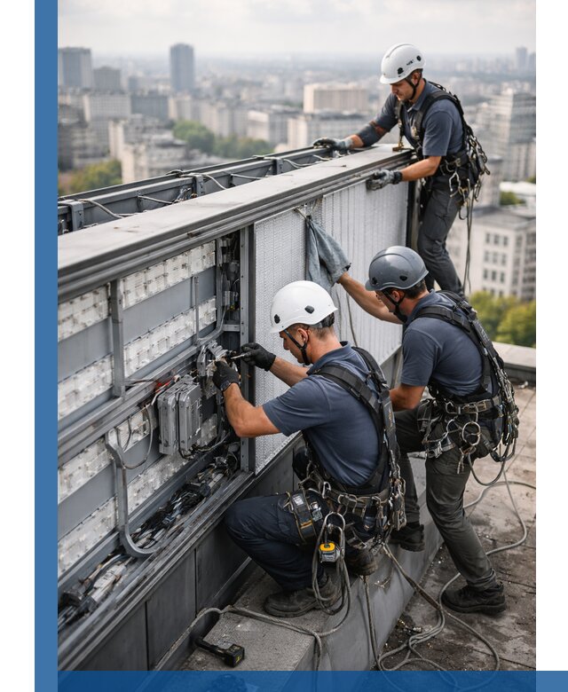 Профессиональное обслуживание крышной рекламы в Людинове под ключ