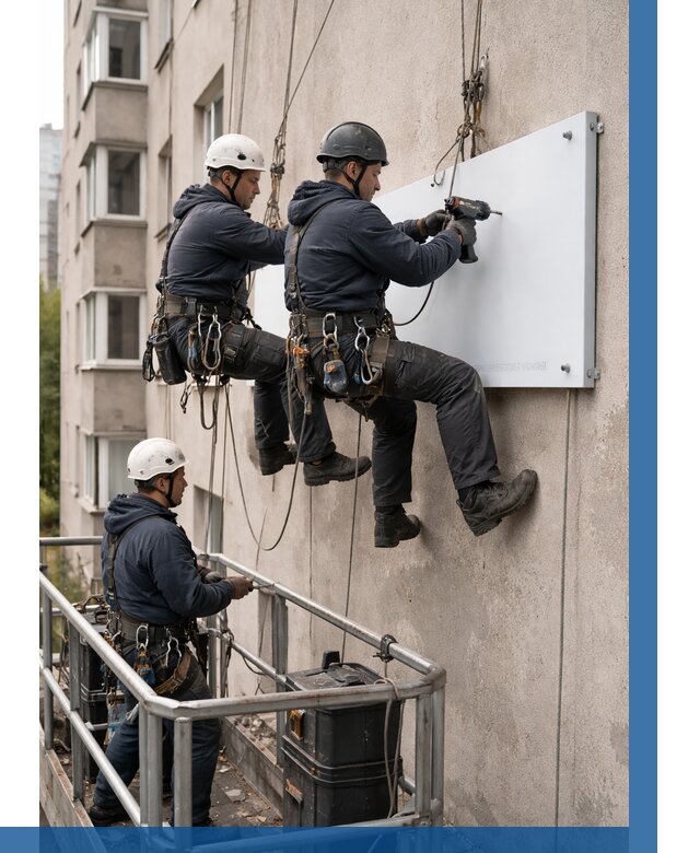 Монтаж табличек и указателей в Людинове от 3562 р. | ВЫСОТНИК-Люд