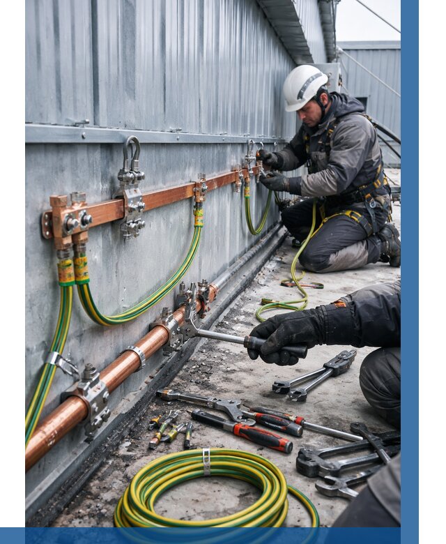 Монтаж заземления здания в Людинове от 25445 р. | ВЫСОТНИК-Люд