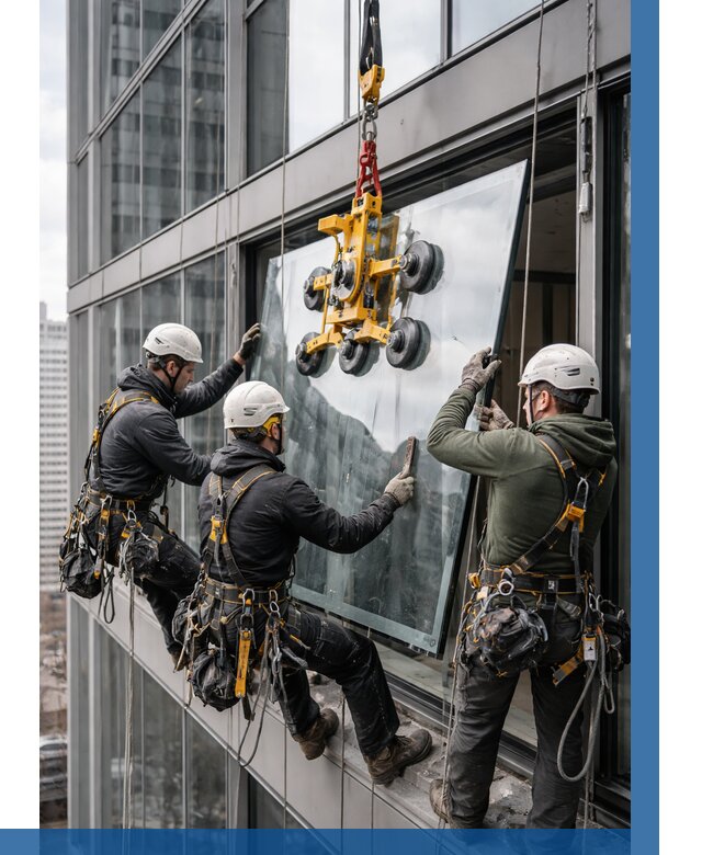 Фасадное остекление зданий под ключ в Людинове от 10178 р. | ВЫСОТНИК-Люд