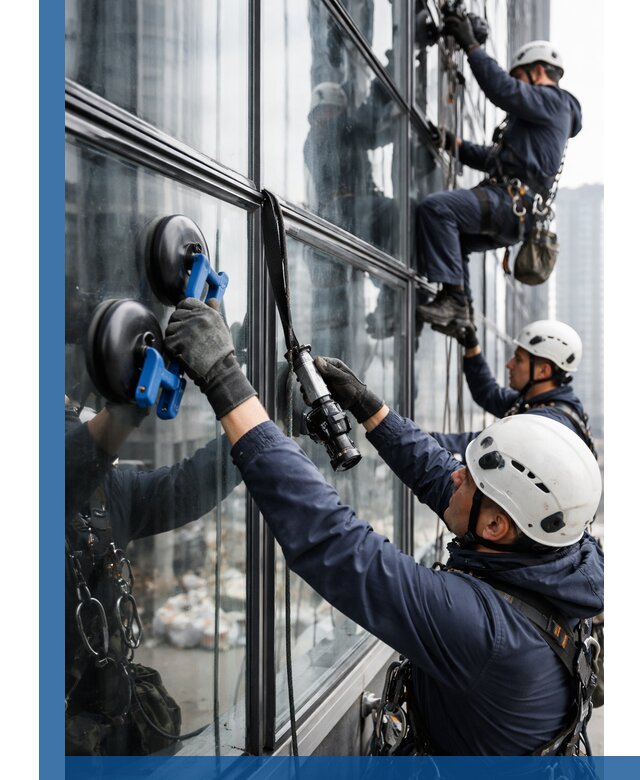 Радиусное остекление фасадов под ключ в Людинове с гарантиями