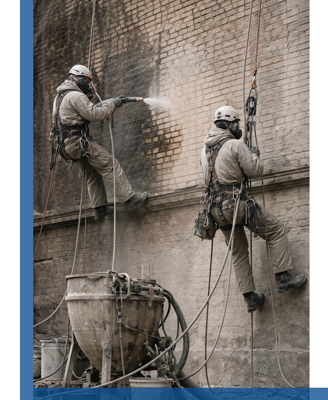 Пескоструйная очистка фасадов в Людинове профессионально