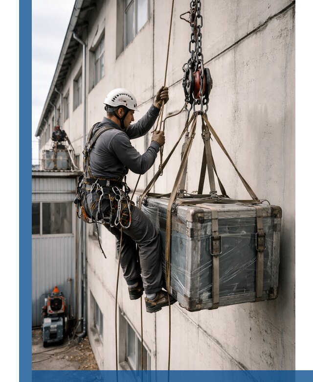 Подъем грузов на высоту в Людинове для промышленных объектов