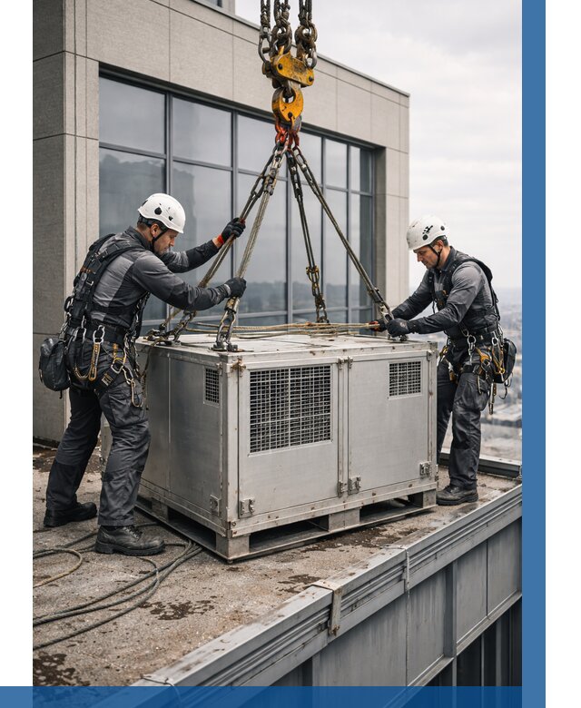 Такелажные работы на высоте в Людинове от 8142 р. | ВЫСОТНИК-Люд