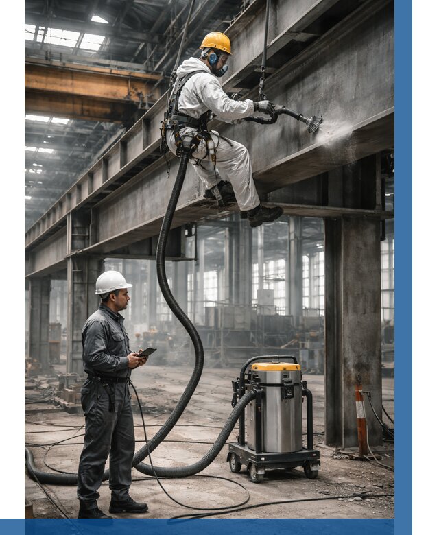 Обеспыливание конструкций в цехе в Людинове от 4275 р. | ВЫСОТНИК-Люд