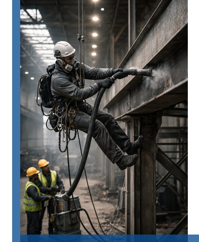 Обеспыливание конструкций в цехах промышленного производства в Людинове