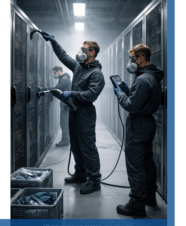 Обеспыливание серверной комнаты в Людинове от 4580 р. | ВЫСОТНИК-Люд