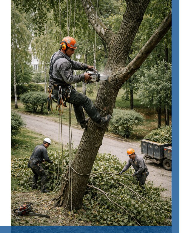 Кронирование деревьев в Людинове от 6616 р. | ВЫСОТНИК-Люд