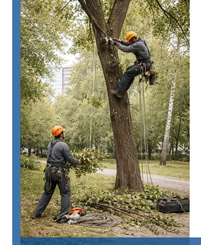 Санитарная обрезка деревьев в Людинове, профессионально и безопасно