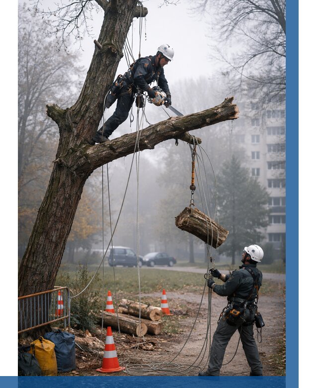 Удаление аварийных деревьев в Людинове от 15267 р. | ВЫСОТНИК-Люд