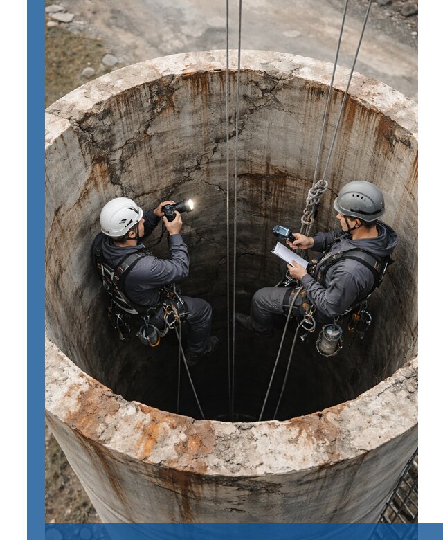 Обследование дымовой трубы: диагностика и оценка состояния в Людинове